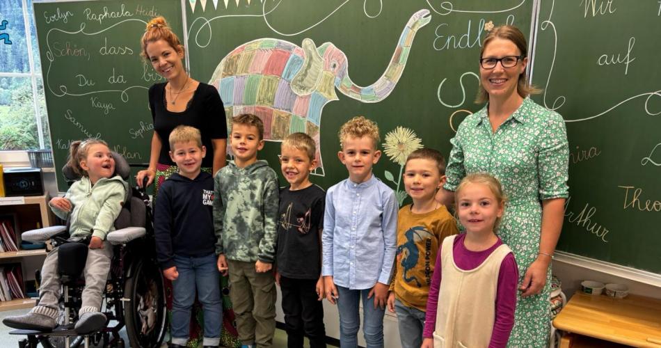 Wir begrüßen unsere neuen Schüler!